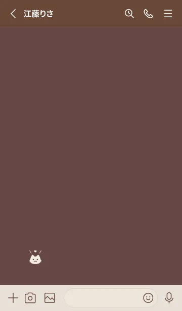 [LINE着せ替え] 小さな猫(くすみ7-01)の画像2