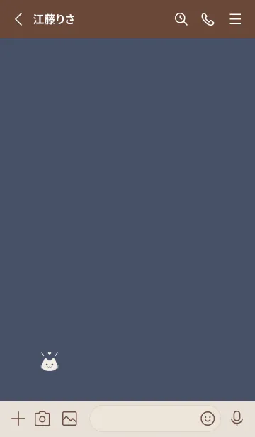 [LINE着せ替え] 小さな猫(くすみ7-07)の画像2