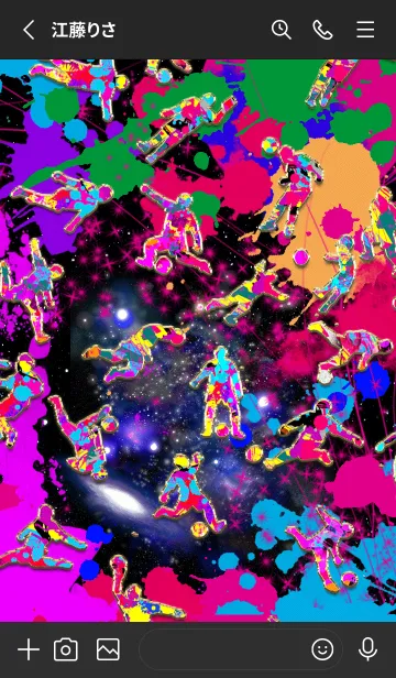 [LINE着せ替え] Studio IRIS サッカー グラフィティ6の画像2