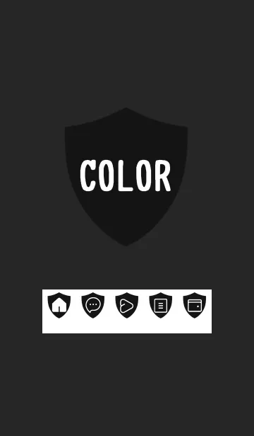 [LINE着せ替え] bw color Y27の画像1