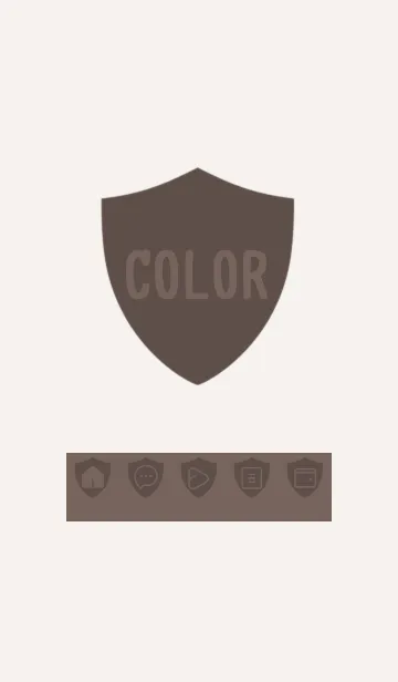 [LINE着せ替え] beige color Y26の画像1