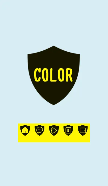 [LINE着せ替え] blue color Y27の画像1