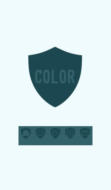 [LINE着せ替え] blue color Y28の画像1