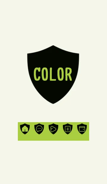 [LINE着せ替え] green color Y53の画像1