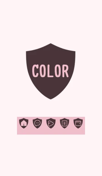 [LINE着せ替え] pink color Y30の画像1