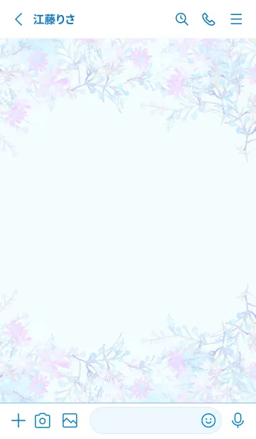[LINE着せ替え] Melancholic Flowers 31の画像2