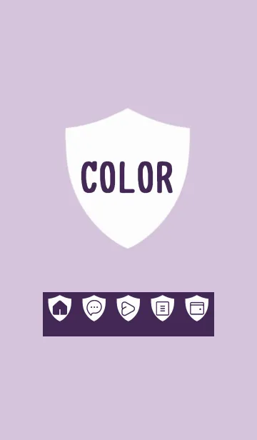 [LINE着せ替え] purple color Y30の画像1