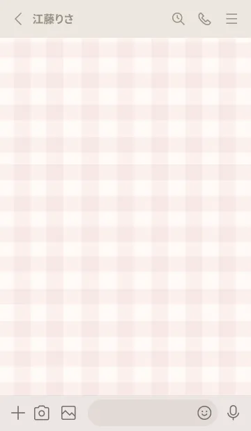 [LINE着せ替え] 大人のシンプルハート (check candy)の画像2