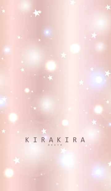 [LINE着せ替え] KIRAKIRA STAR - PINK GOLD 22の画像1
