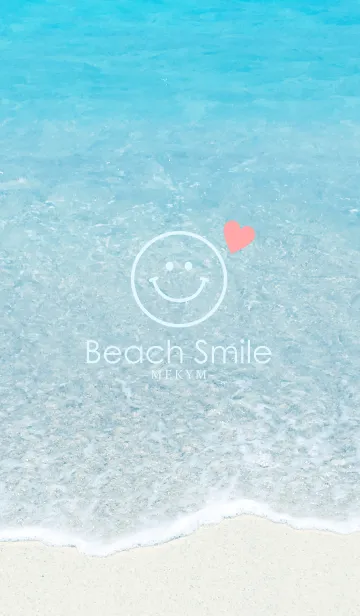 [LINE着せ替え] Beach Smile - LOVE 18の画像1