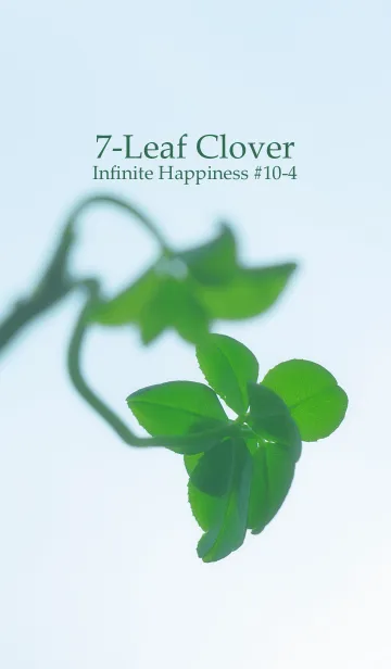 [LINE着せ替え] 七つ葉のクローバー 無限の幸福 #10-4の画像1