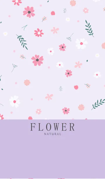 [LINE着せ替え] FLOWER PURPLE -NATURAL- 11の画像1