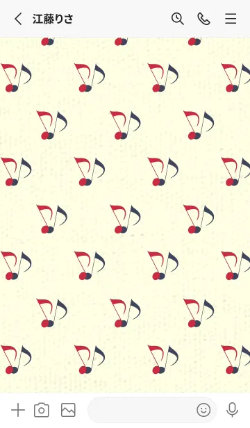 [LINE着せ替え] Clef dot ペッパーレッドの画像2