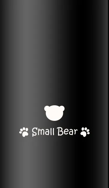 [LINE着せ替え] Small Bear *GLOSSYBLACK 6*の画像1