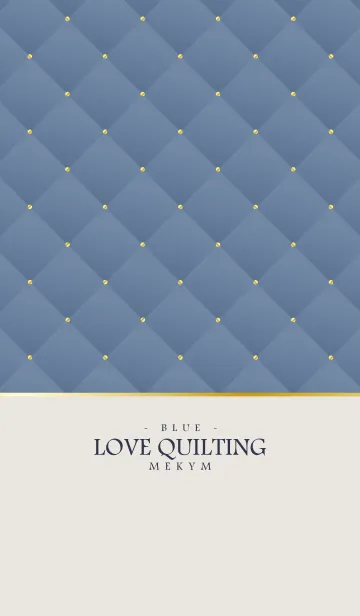 LOVE QUILTING - DUSKY BLUE 7の着せ替えメイン画像