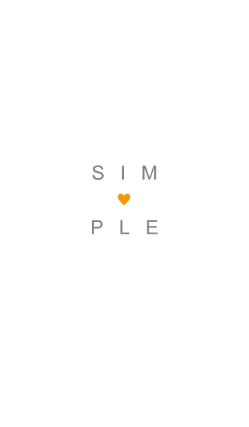 [LINE着せ替え] SIMPLE HEART 95の画像1