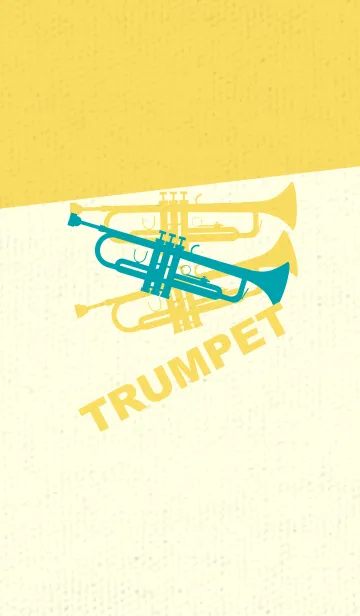 [LINE着せ替え] Trumpet CLR 浅葱色の画像1