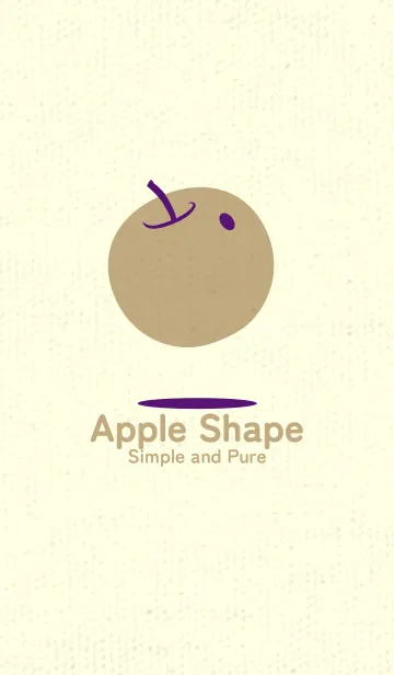 [LINE着せ替え] りんご型のきせかえ ビオレの画像1