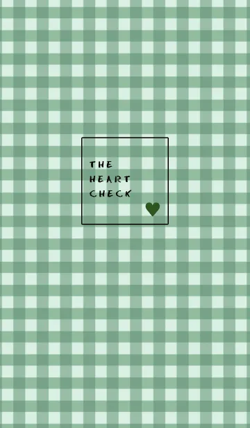 [LINE着せ替え] ザ ハート チェック .67の画像1