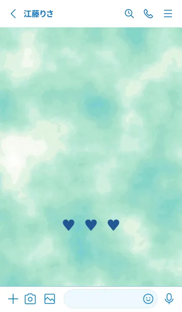 [LINE着せ替え] シンプル グラデーション _144の画像2