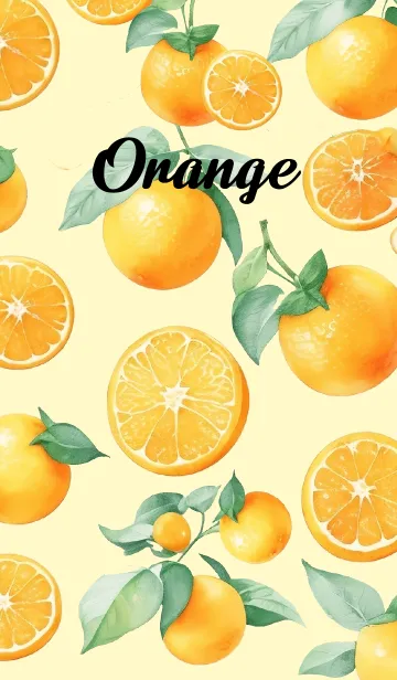 [LINE着せ替え] I Love Orange Fruit Theme  (JP)の画像1