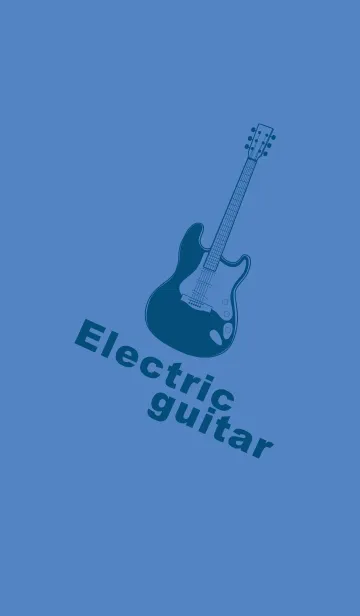 [LINE着せ替え] ELECTRIC GUITAR CLR 薄群青の画像1