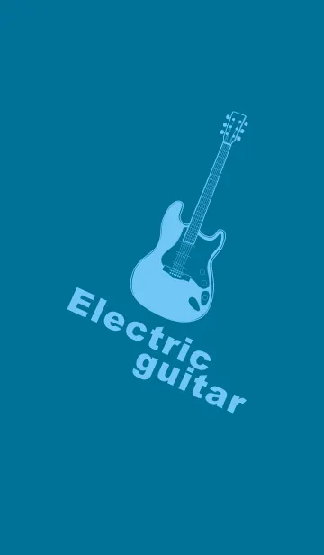 [LINE着せ替え] ELECTRIC GUITAR CLR ダックブルーの画像1