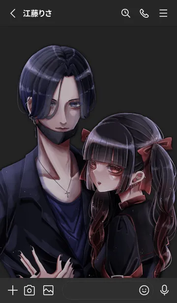 [LINE着せ替え] メンヘラ男女。の画像2