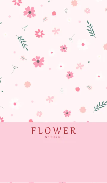 [LINE着せ替え] FLOWER PINK -NATURAL-27の画像1