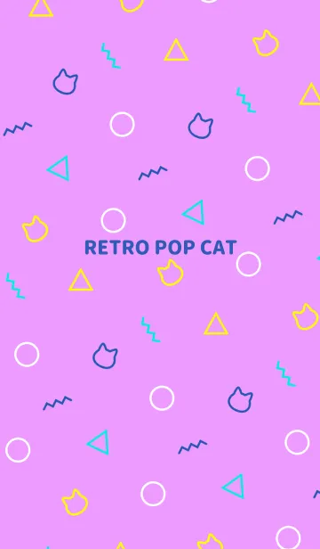 [LINE着せ替え] RETRO POP CAT 4の画像1