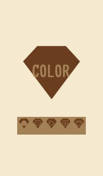 [LINE着せ替え] beige color Z30の画像1