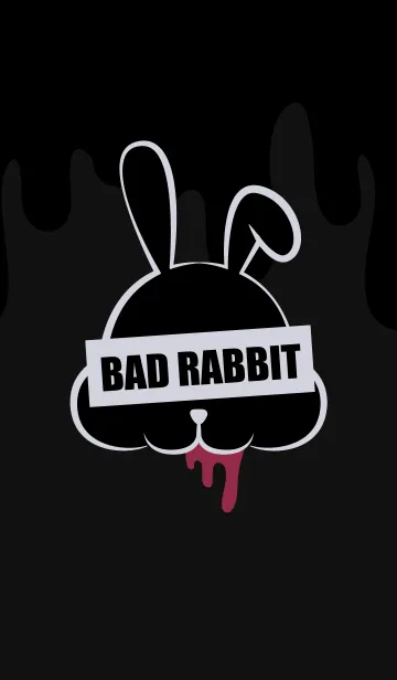 [LINE着せ替え] BAD RABBIT-DARK 24の画像1