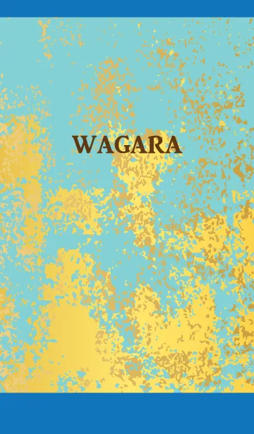 [LINE着せ替え] 毛筆模様 白と青の画像1