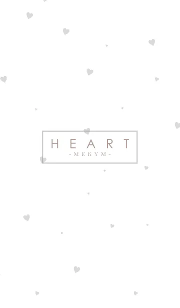 [LINE着せ替え] HEART GRAY-SIMPLE.MEKYM 31の画像1