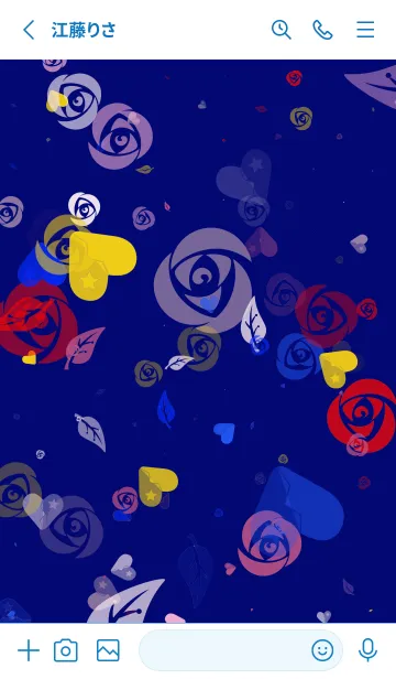 [LINE着せ替え] ブライト | 小さなバラの画像2