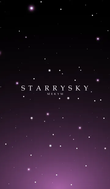 [LINE着せ替え] STARRY SKY-STAR MEKYM 24の画像1