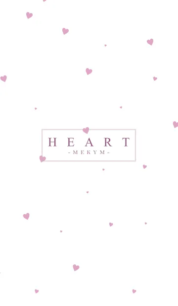 [LINE着せ替え] HEART PINK-SIMPLE.MEKYM 31の画像1