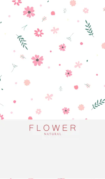 [LINE着せ替え] FLOWER WHITE -NATURAL- 12の画像1