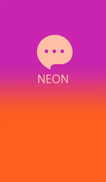 [LINE着せ替え] Neon Purple & Neon Orange V5 (JP)の画像1