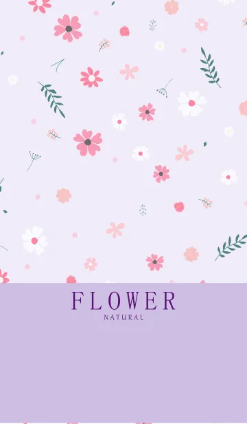 [LINE着せ替え] FLOWER PURPLE -NATURAL- 12の画像1