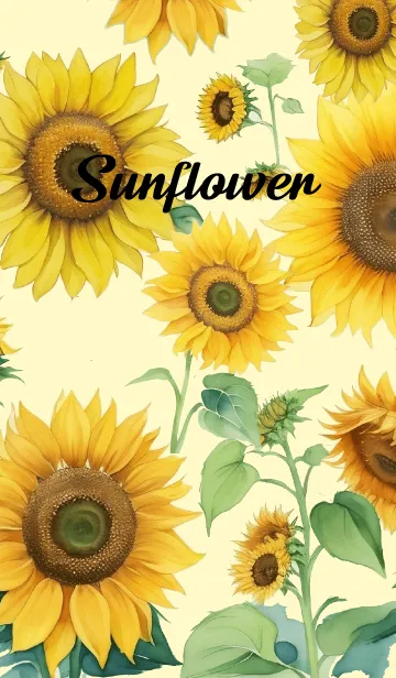 [LINE着せ替え] Love Sun Flower Theme (JP)の画像1