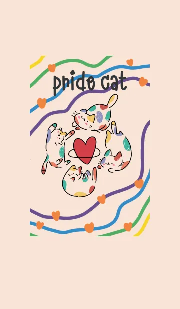 [LINE着せ替え] pride catの画像1