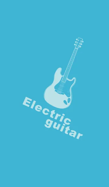 [LINE着せ替え] ELECTRIC GUITAR CLR アクアの画像1
