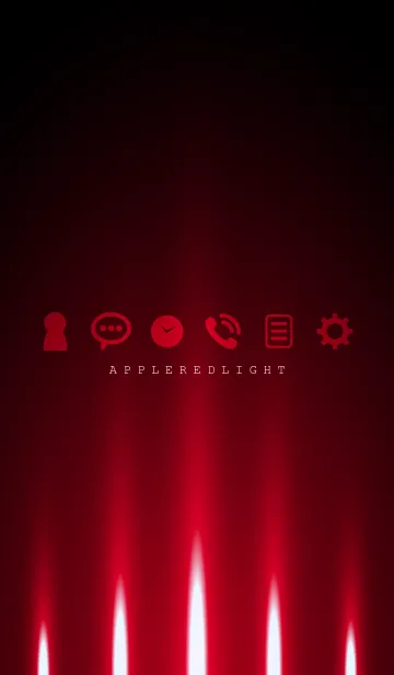 [LINE着せ替え] APPLE RED LIGHT 2の画像1