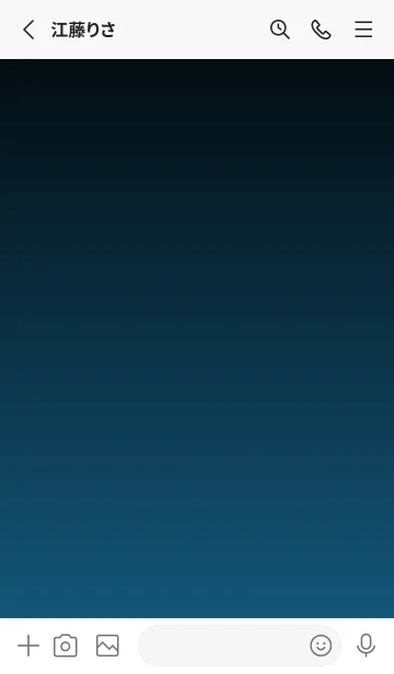 [LINE着せ替え] ブラック★藍色.TKCの画像2