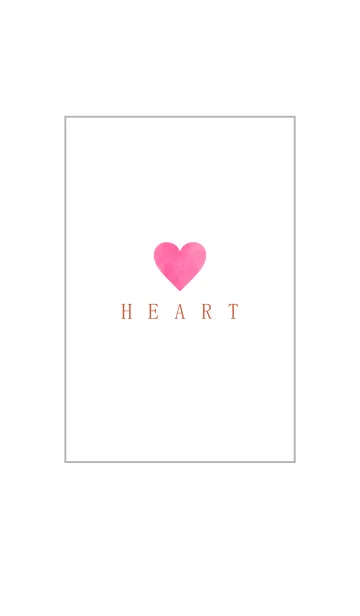 [LINE着せ替え] watercolor pink-HEART 50の画像1