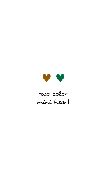 [LINE着せ替え] two color mini heart 284の画像1