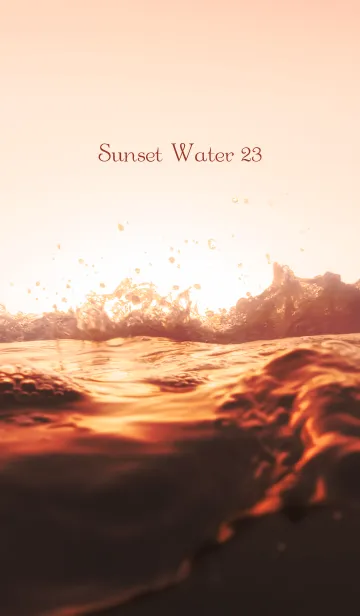 [LINE着せ替え] SunsetWater 23の画像1