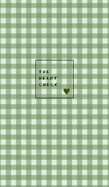 [LINE着せ替え] ザ ハート チェック .66の画像1