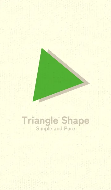 [LINE着せ替え] 三角型の着せかえ パラキートグリーンの画像1